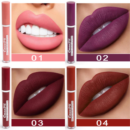 Women's Non-stick Cup Waterproof Matte Lipstick - L&M LIFE PRODUCTS