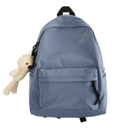 Mori Canvas Backpack Simple Style School Bag - L&M LIFE PRODUCTS