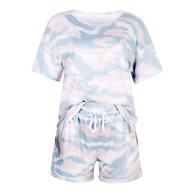 Tie-dye Print Pajamas Loungewear Tracksuit - L&M LIFE PRODUCTS
