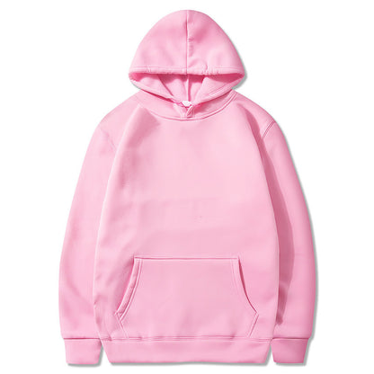 Oversized Solid Color Pullover Hoodie Sweatshirt - L&M LIFE PRODUCTS