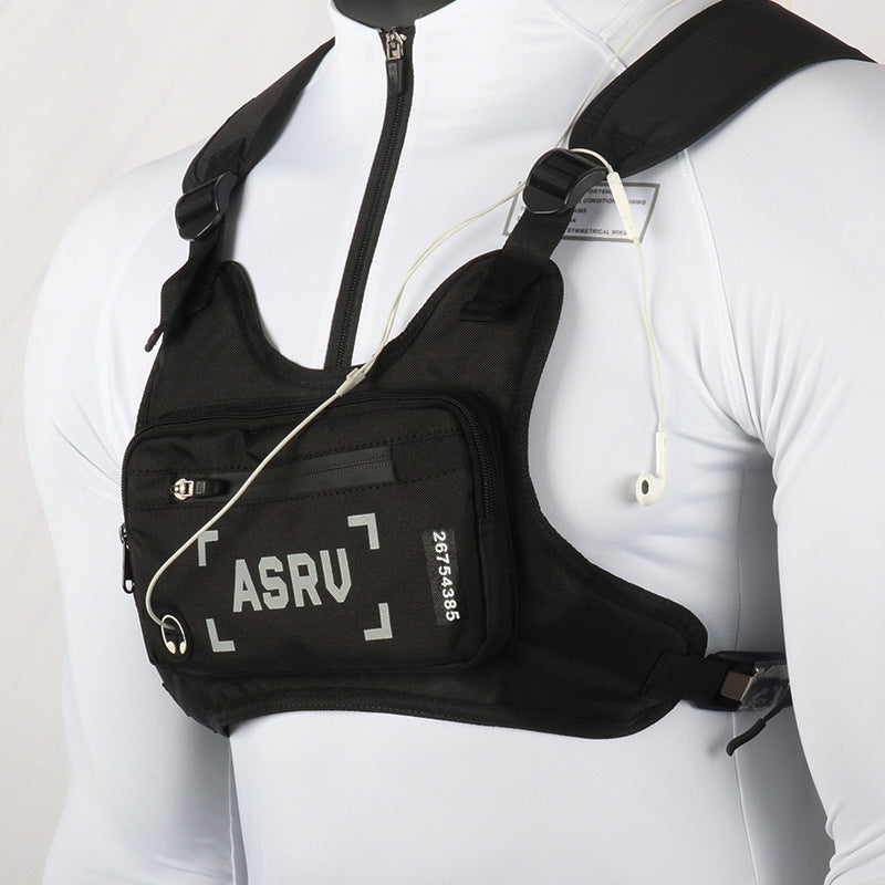 Reflective Utility Wearable Fashion Sports Chest Bag for Men Women - L&M LIFE PRODUCTS