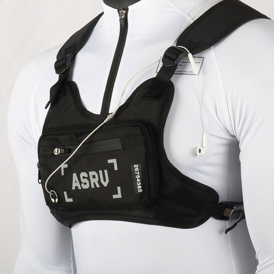 Reflective Utility Wearable Fashion Sports Chest Bag for Men Women - L&M LIFE PRODUCTS