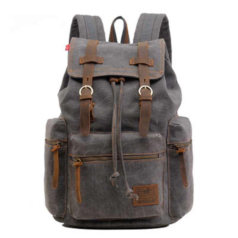 Vintage Travel Canvas Rucksack - L&M LIFE PRODUCTS