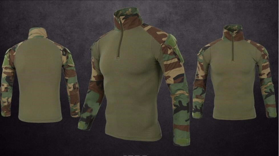 Army Tactical Military Uniform Airsoft Camouflage War Proven Shirt Fast Attack Long Sleeve Shirt War Strike - L&M LIFE PRODUCTS