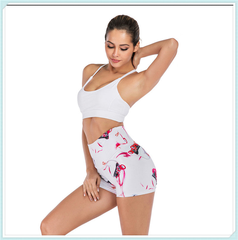 Digital printed yoga shorts - L&M LIFE PRODUCTS