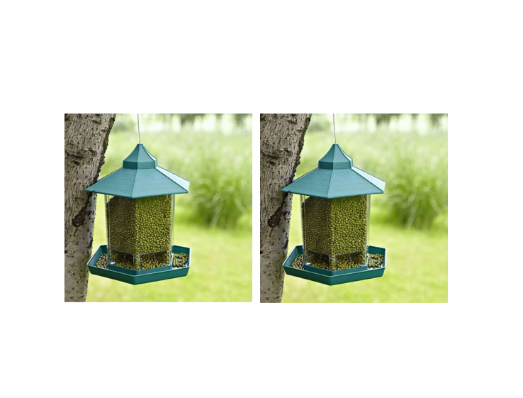 Waterproof hanging bird food box - L&M LIFE PRODUCTS