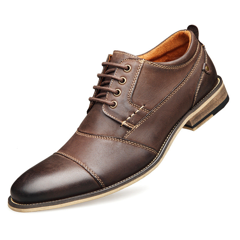 Leather lace-up casual shoes - L&M LIFE PRODUCTS