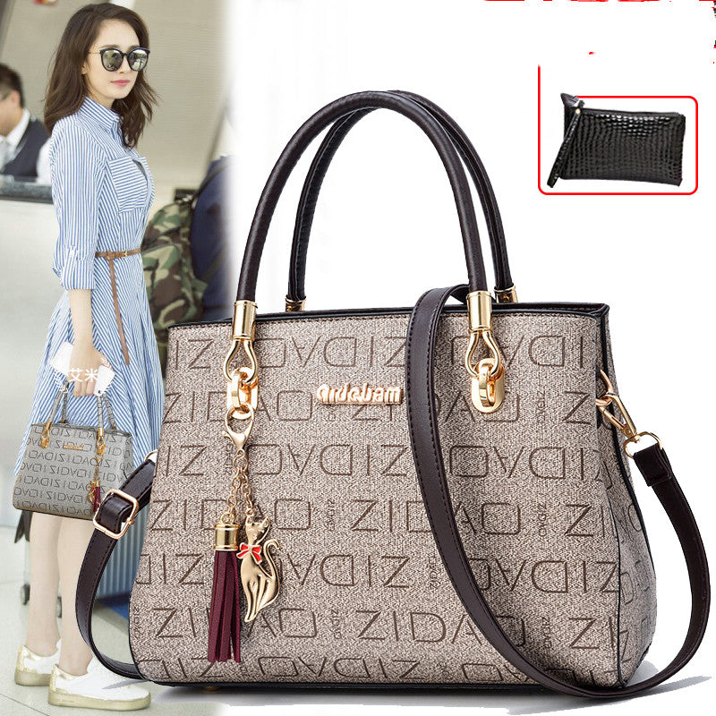 Printed Fashion Ladies Handbags Big Bags All-match Single Shoulder Messenger Bag - L&M LIFE PRODUCTS