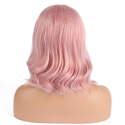 Pink Qi Liu Haizhong Long Curly Hair - L&M LIFE PRODUCTS
