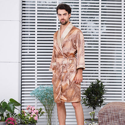 Summer thin silk long-sleeved pajamas - L&M LIFE PRODUCTS
