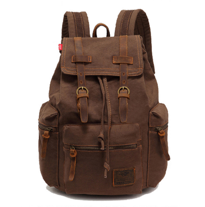 men's backpack vintage canvas backpack - L&M LIFE PRODUCTS