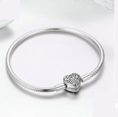 S925 sterling silver bracelet personality Platinum fashion versatile bracelet - L&M LIFE PRODUCTS