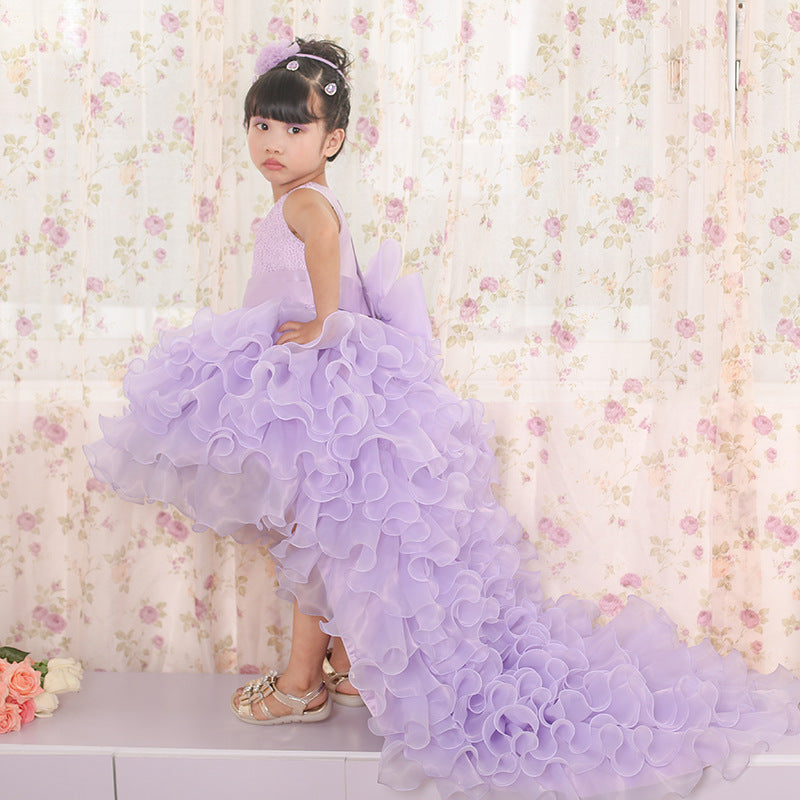 Trailing dress flower girl tuxedo small dress - L&M LIFE PRODUCTS
