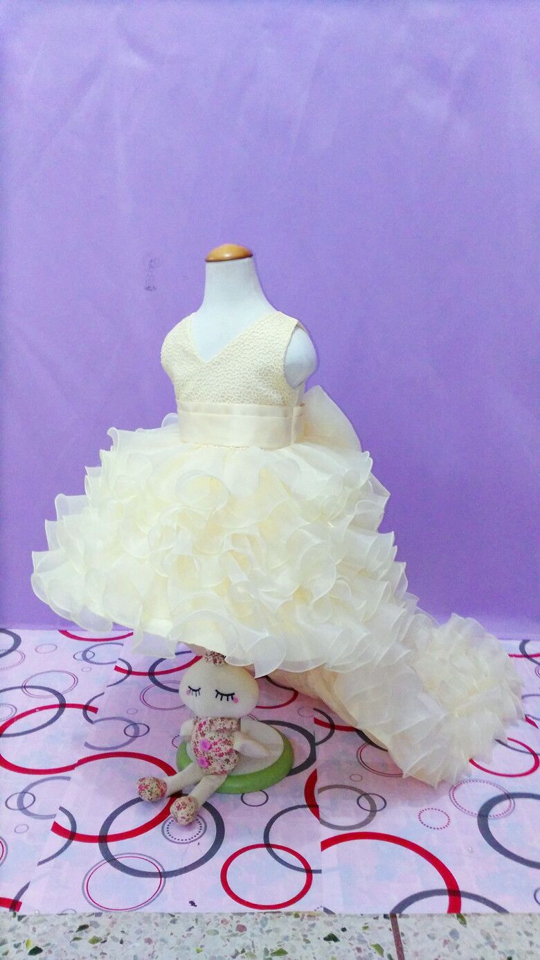 Trailing dress flower girl tuxedo small dress - L&M LIFE PRODUCTS