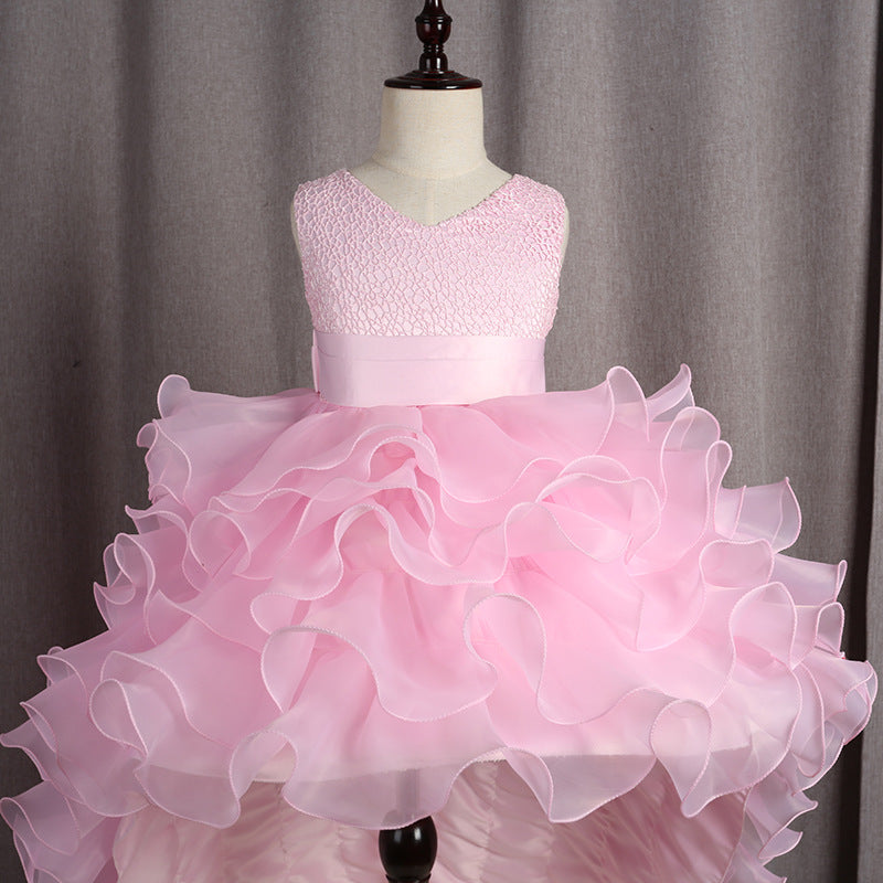 Trailing dress flower girl tuxedo small dress - L&M LIFE PRODUCTS