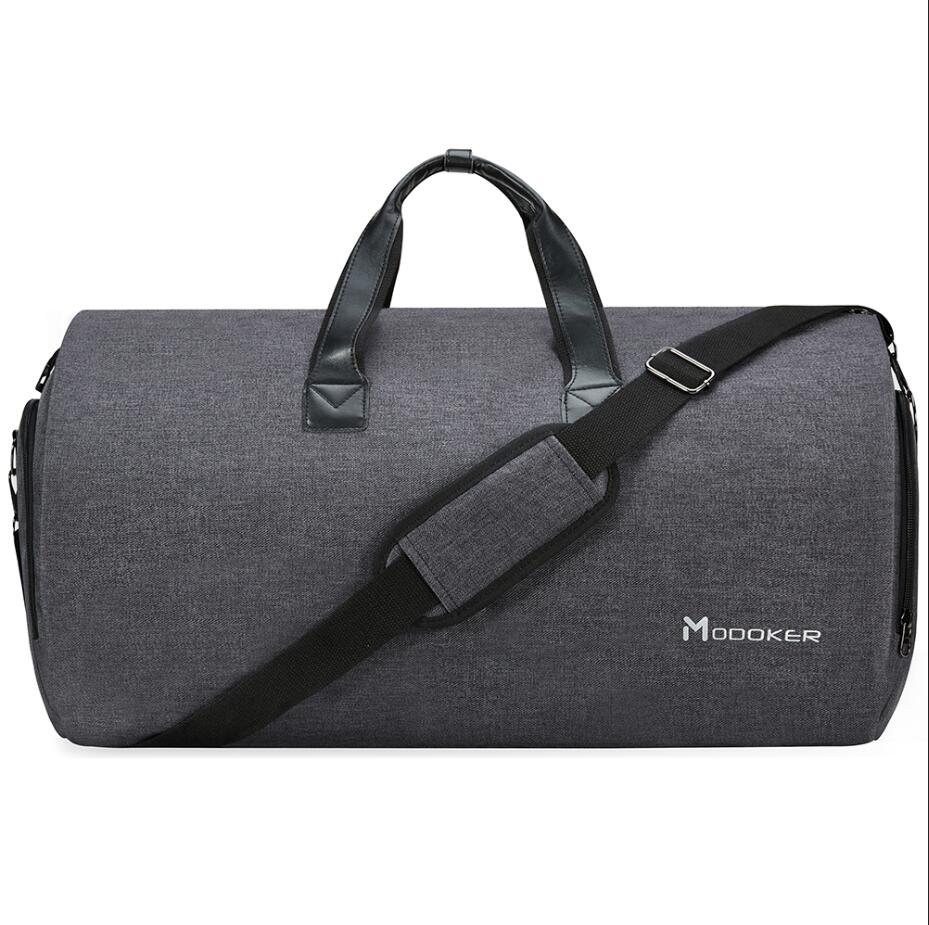 Travel Garment Bag with Shoulder Strap Duffel Bag Carry on Hanging Suitcase Clothing Business Bag Multiple Pockets - L&M LIFE PRODUCTS