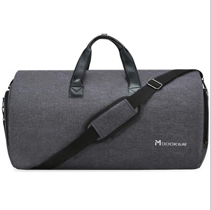 Travel Garment Bag with Shoulder Strap Duffel Bag Carry on Hanging Suitcase Clothing Business Bag Multiple Pockets - L&M LIFE PRODUCTS