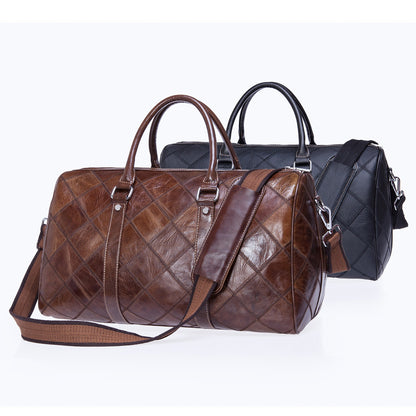 Checked vintage bag duffel bag - L&M LIFE PRODUCTS