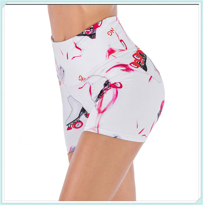 Digital printed yoga shorts - L&M LIFE PRODUCTS