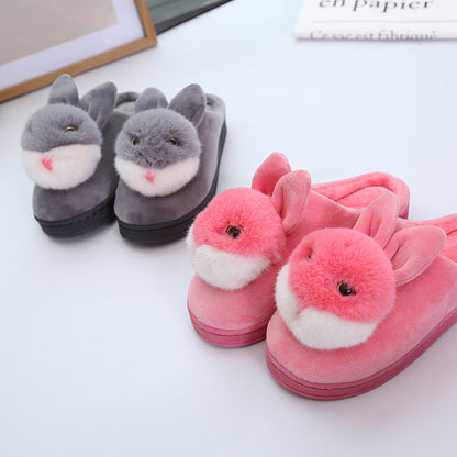 Cute rabbit ball cotton slippers - L&M LIFE PRODUCTS