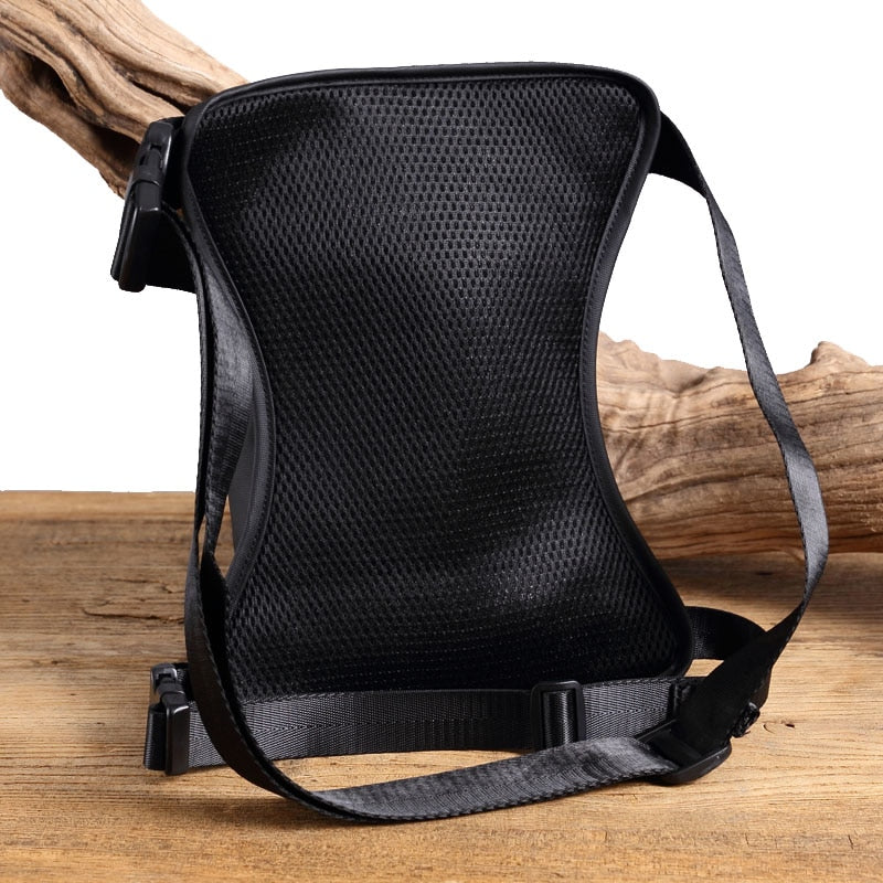 Flow leg bag fashion chest bag multi-function pocket waterproof nylon material lightweight men's diagonal package - L&M LIFE PRODUCTS