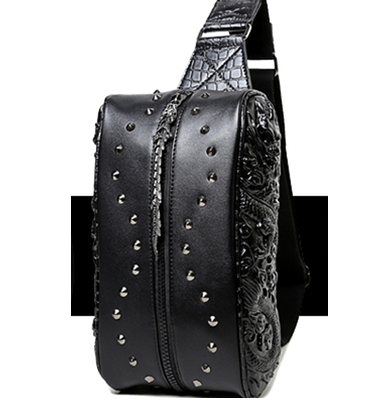 Riveted Leather Gothic Bag - L&M LIFE PRODUCTS