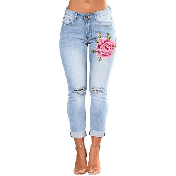 Ripped Jeans For Women 2021 Women Jeans Pencil Pants Denim Jeans - L&M LIFE PRODUCTS