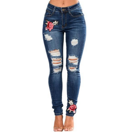 Ripped Jeans For Women 2021 Women Jeans Pencil Pants Denim Jeans - L&M LIFE PRODUCTS