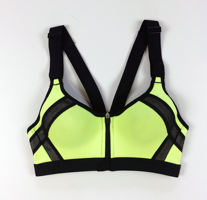 Fashion front zipper sports bra - L&M LIFE PRODUCTS