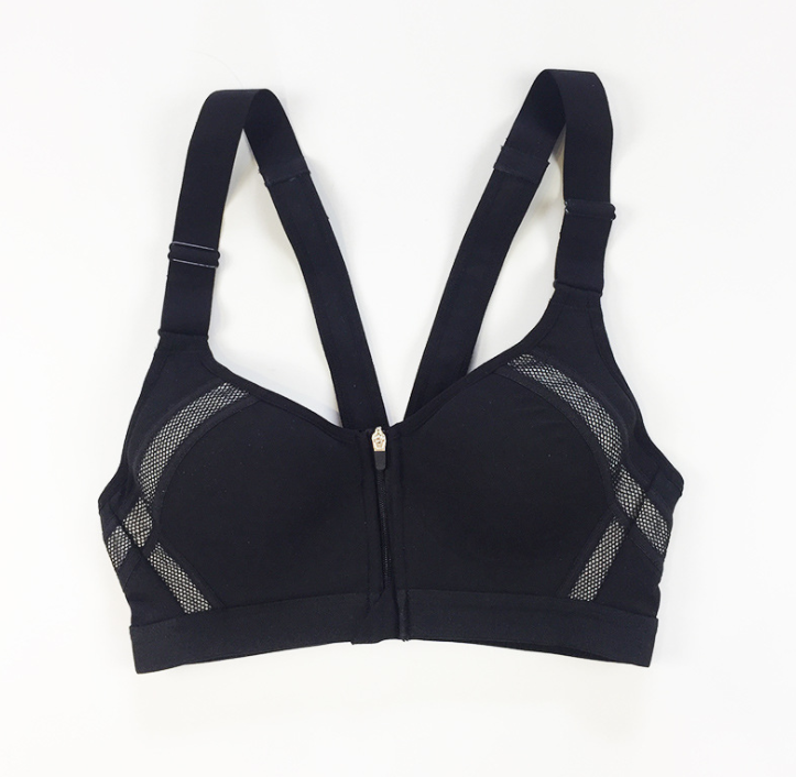 Fashion front zipper sports bra - L&M LIFE PRODUCTS