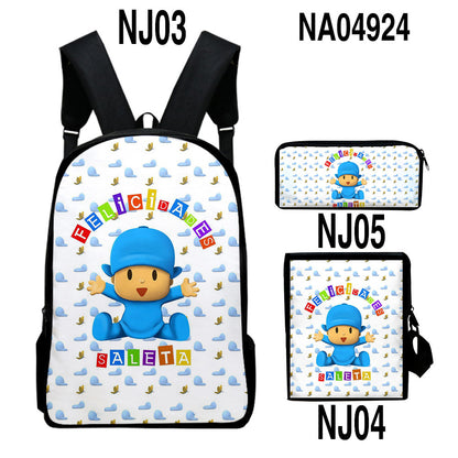 Digital Color Printing Bag Trendy Backpack Set - L&M LIFE PRODUCTS