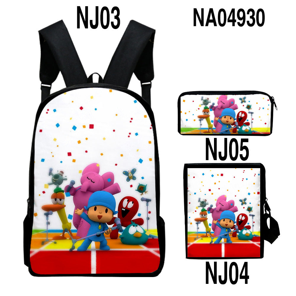 Digital Color Printing Bag Trendy Backpack Set - L&M LIFE PRODUCTS