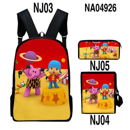 Digital Color Printing Bag Trendy Backpack Set - L&M LIFE PRODUCTS