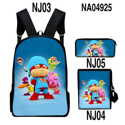 Digital Color Printing Bag Trendy Backpack Set - L&M LIFE PRODUCTS