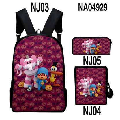 Digital Color Printing Bag Trendy Backpack Set - L&M LIFE PRODUCTS