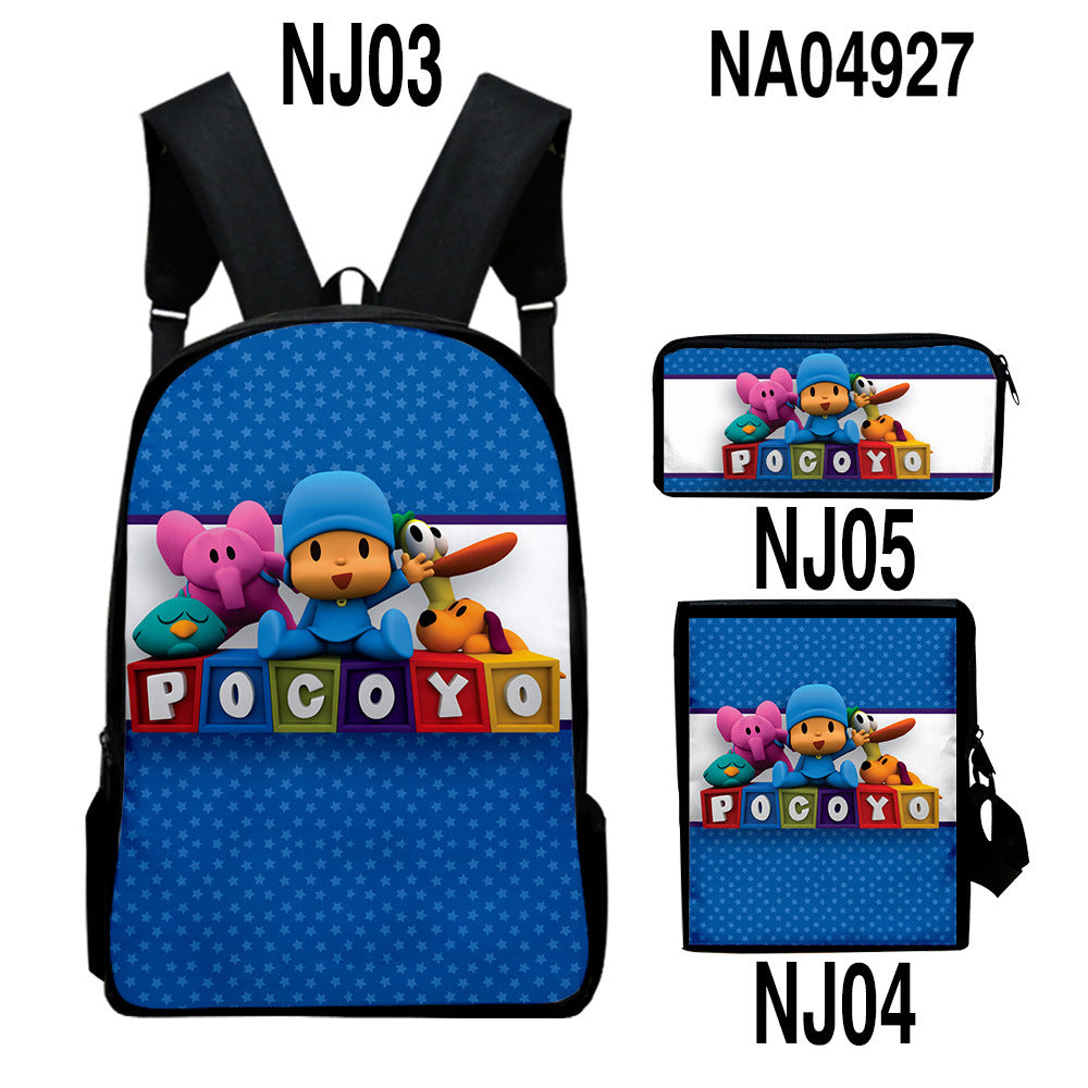 Digital Color Printing Bag Trendy Backpack Set - L&M LIFE PRODUCTS