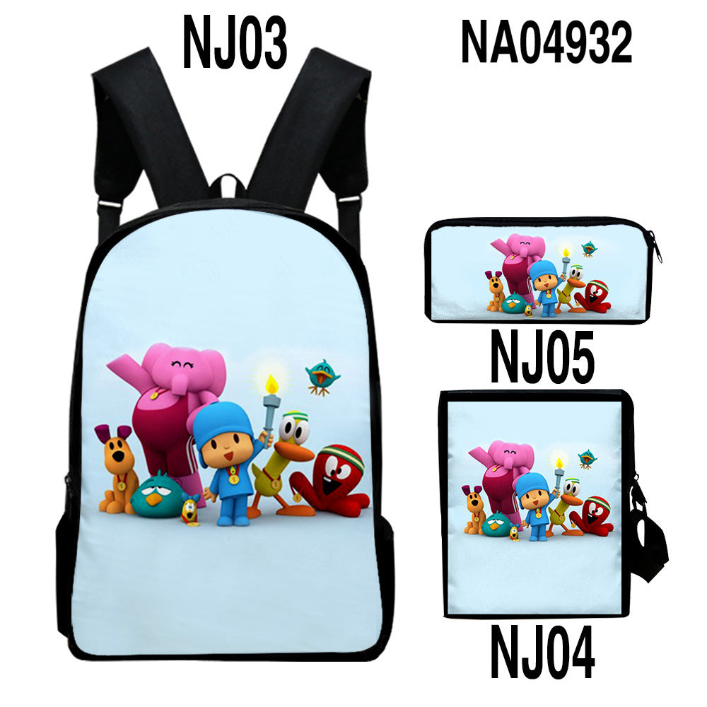 Digital Color Printing Bag Trendy Backpack Set - L&M LIFE PRODUCTS