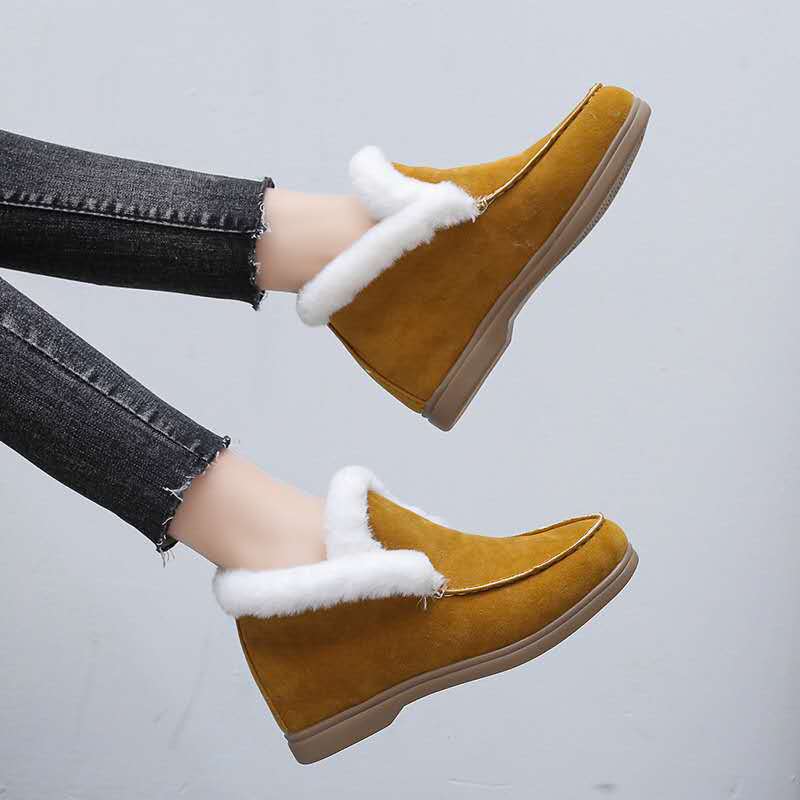 Round Toe Fashion Short Boots Women Foreign Trade New Warm Martin Boots - L&M LIFE PRODUCTS