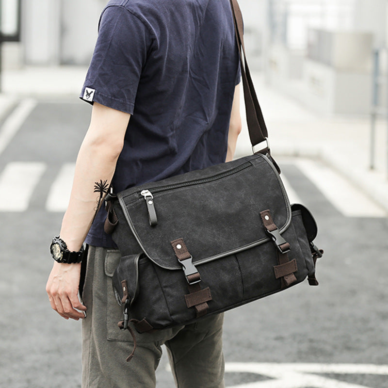 Messenger Bag Trendy Fashion Casual Student School Bag - L&M LIFE PRODUCTS