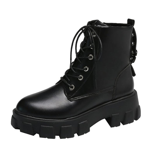 New Autumn And Winter Fashion Women's Shoes Handsome Locomotive Women's Boots - L&M LIFE PRODUCTS