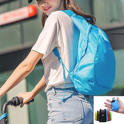 Storage Bag Backpack Lightweight Folding Waterproof Portable Outdoor Sports Travel Luggage Organizer Zipper Bale Satchel - L&M LIFE PRODUCTS