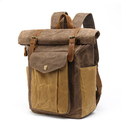 Retro Male Travel Backpack Travel Student Bag - L&M LIFE PRODUCTS