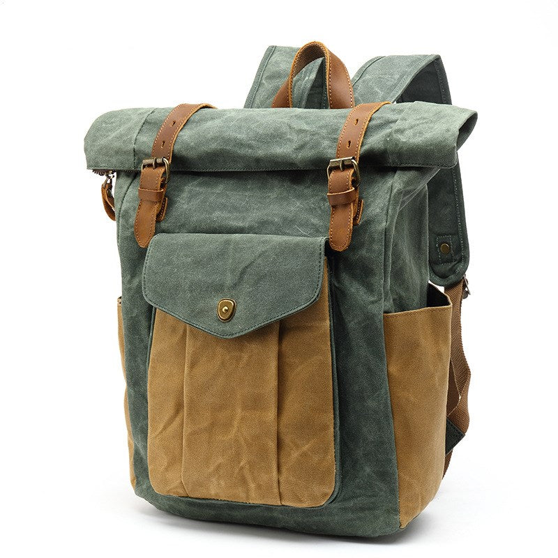 Retro Male Travel Backpack Travel Student Bag - L&M LIFE PRODUCTS