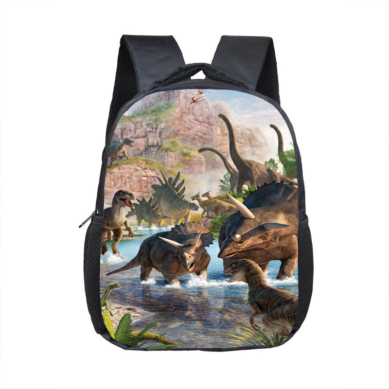 Cartoon Dinosaur Fashion Kindergarten Backpack - L&M LIFE PRODUCTS