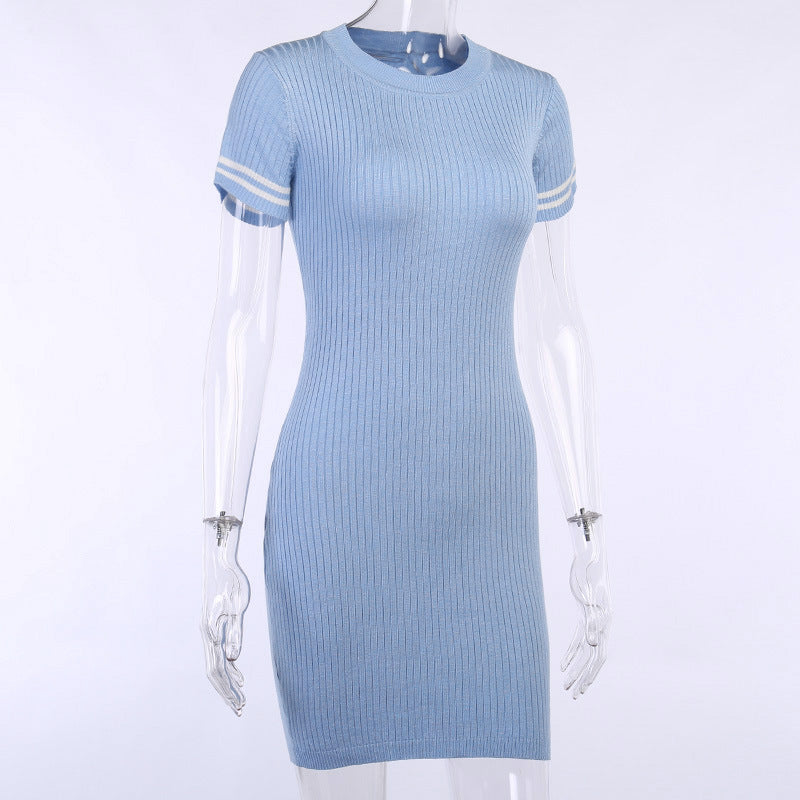 New Fashion Sweater Dress Blue Woman - L&M LIFE PRODUCTS