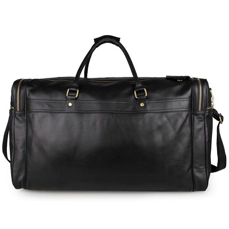 High-Capacity Leather Travel Bag In The First Layer Of Cowhide - L&M LIFE PRODUCTS