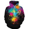 Starry Sky Smoke Ring Print Hoodie - L&M LIFE PRODUCTS