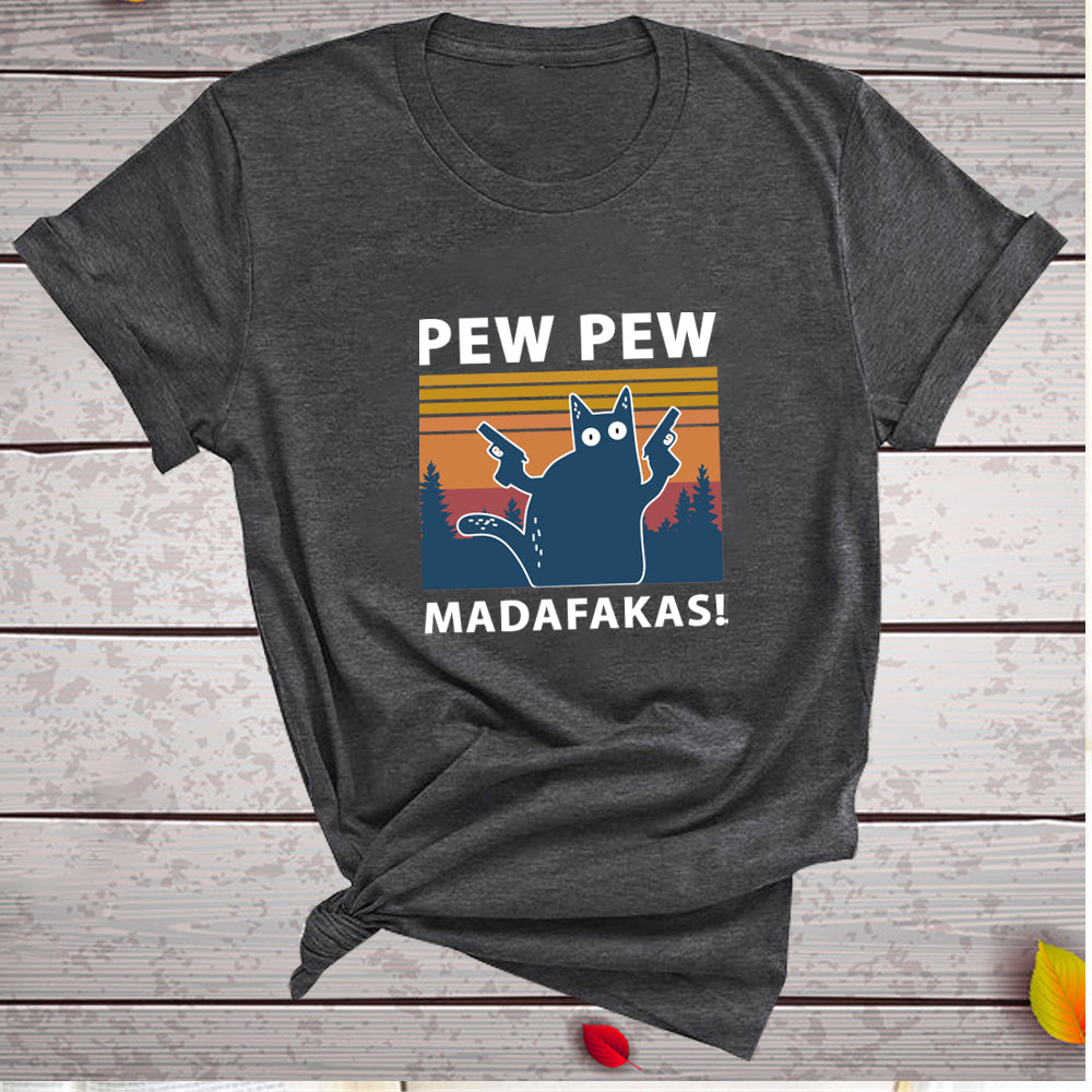Short Sleeve Pew Maddakas T-Shirt European Size Top - L&M LIFE PRODUCTS