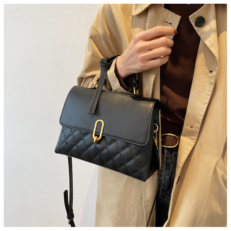 Trendy Korean Style Messenger Bag Large-capacity Fashion Rhombus Handbag - L&M LIFE PRODUCTS