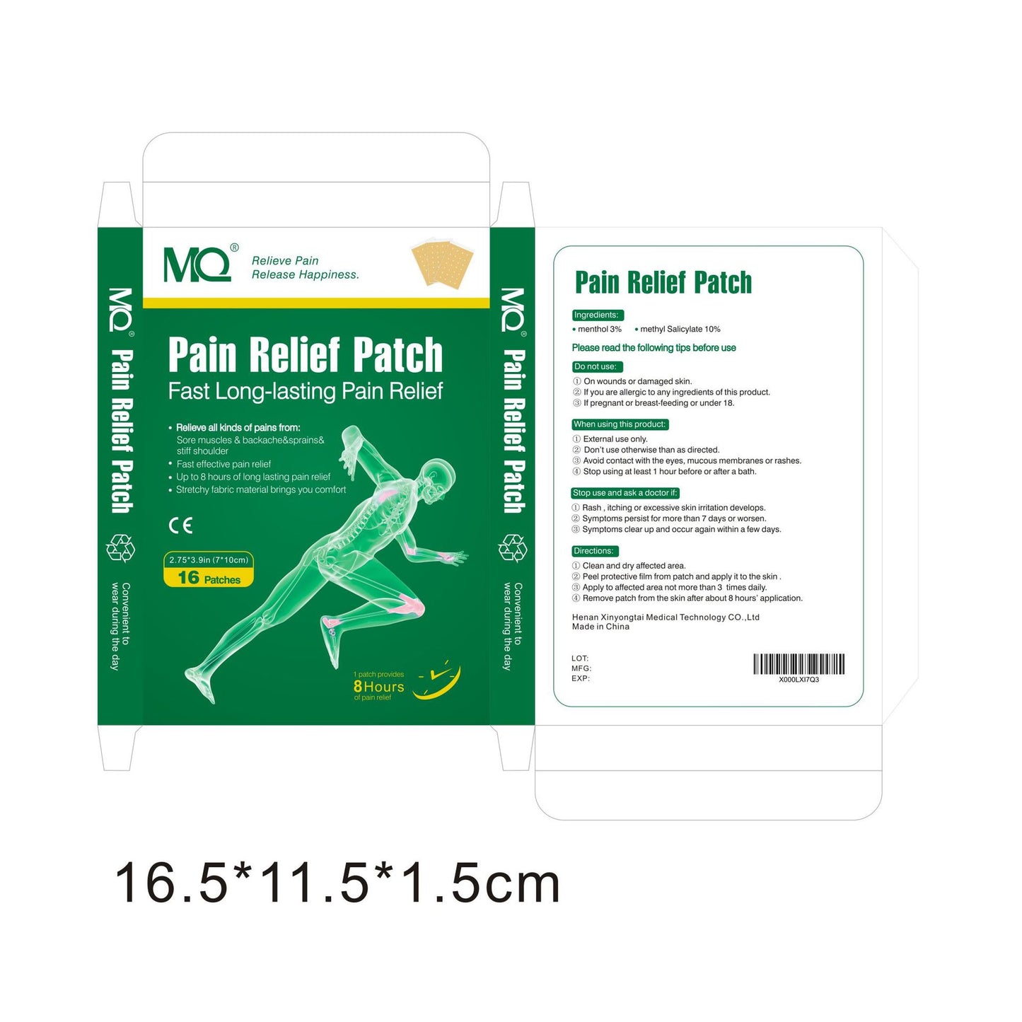 Waist And Leg Pain Non-Woven Plaster - L&M LIFE PRODUCTS